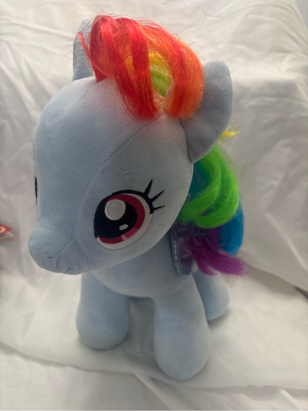 Build-A-Bear Rainbow Dash MLP Plush Wings Tagged Sound As-Is